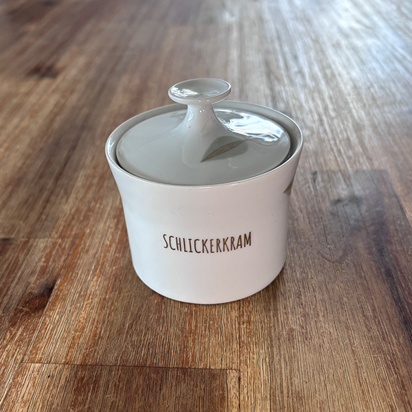 Zuckerdose Schlickerkram