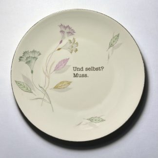 Wandteller Und selbst?