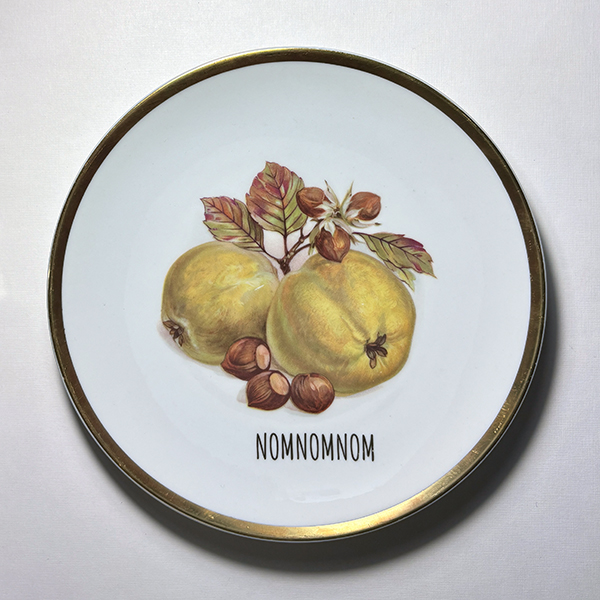 Wandteller Nomnomnom