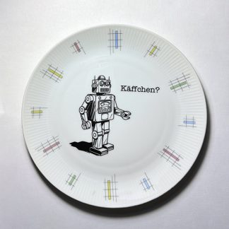 Wandteller Roboter/ Käffchen?