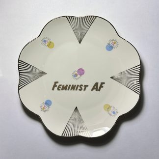 Wandteller Feminist AF