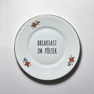 Wandteller Breakfast im Pölter