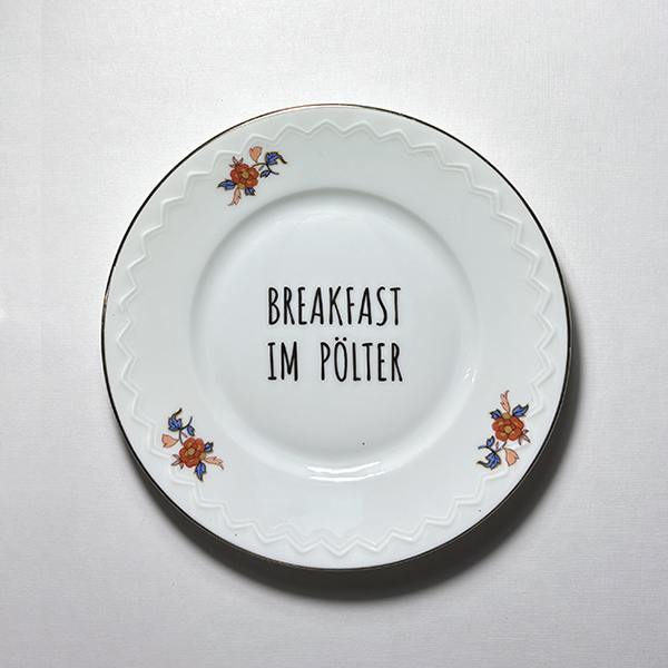Wandteller Breakfast im Pölter