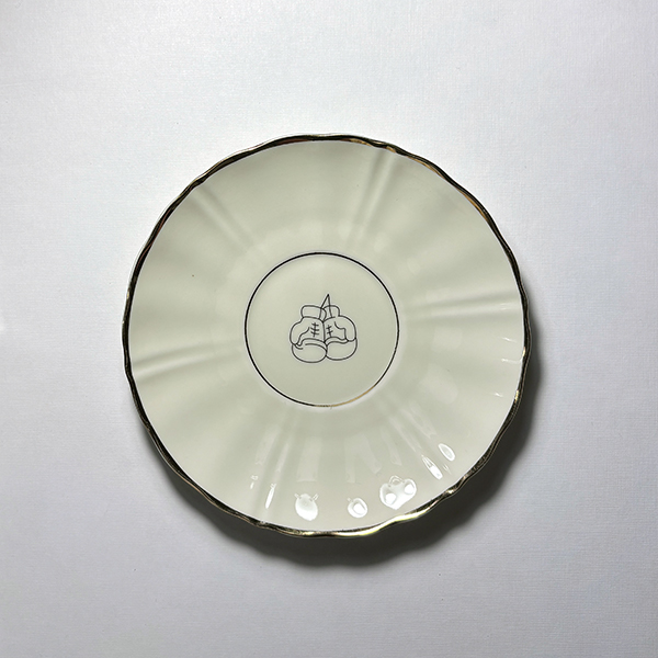 Wandteller Boxhandschuhe