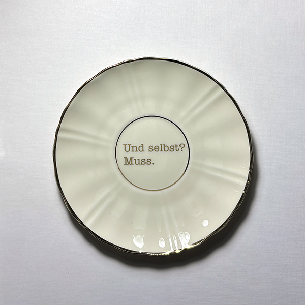 Wandteller Und selbst?