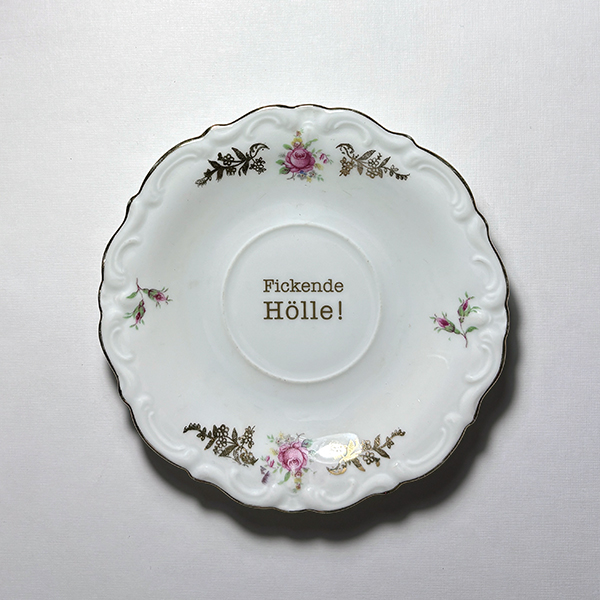 Wandteller F******e Hölle!