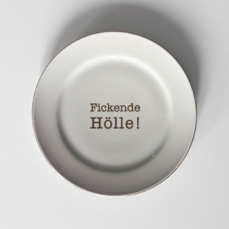 Wandteller F******e Hölle