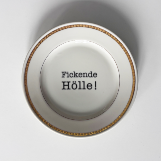 Wandteller F******e Hölle