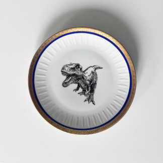 Wandteller T-Rex